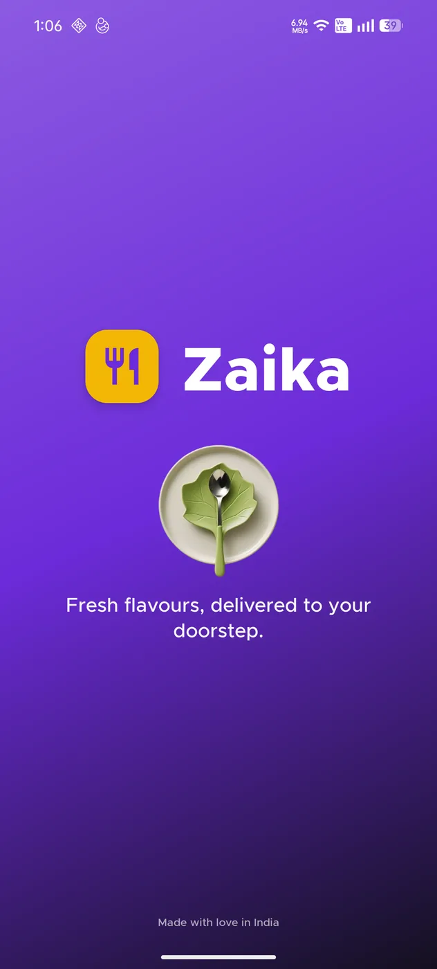 Zaika app screenshot
