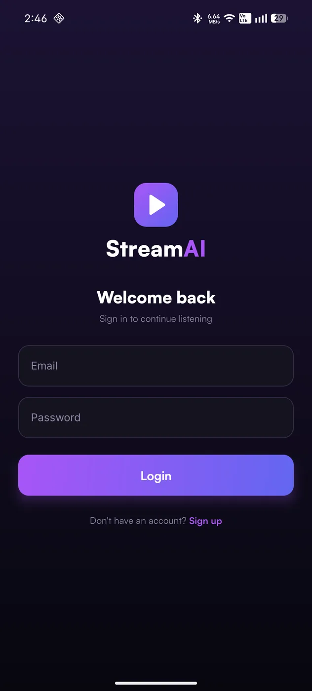 Stream AI screen 2
